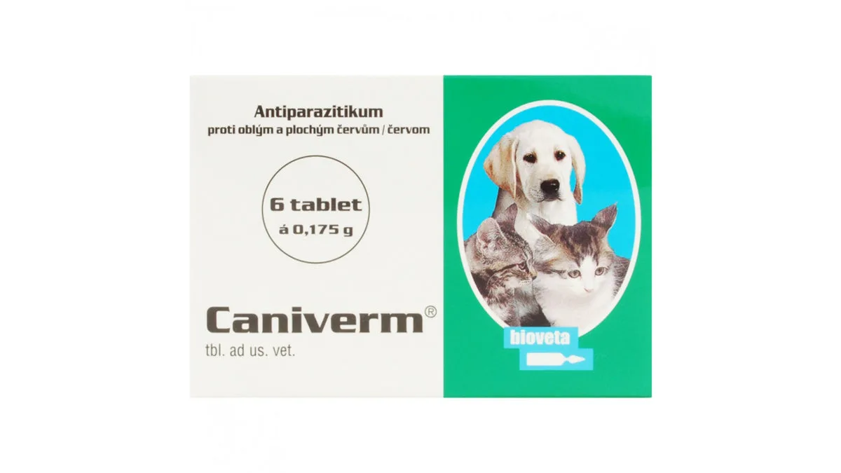 Caniverm 0,175g (Pisici și Câini de Talie Mică), 6 tablete
