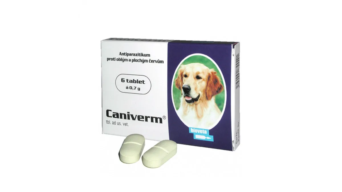 Caniverm 0,7 g 6 tablete