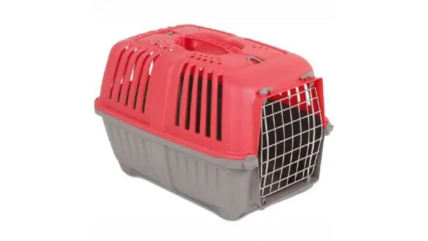 Cușcă Transport Pratiko 1 Ușă Metalica 48 × 31 × 33 cm