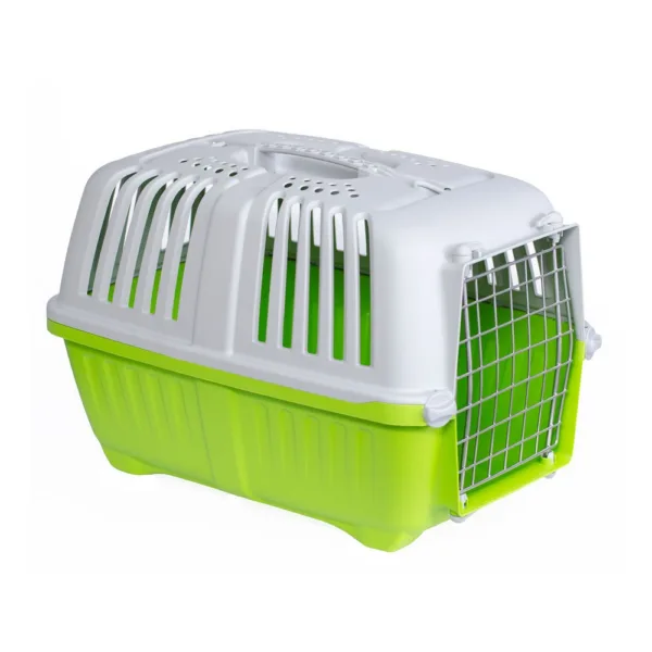 Cușcă Transport Pratiko 2 Ușă Metalica 55 × 36 × 36 cm