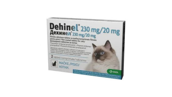 Dehinel Cat 230mg/20mg, 2 comprimate