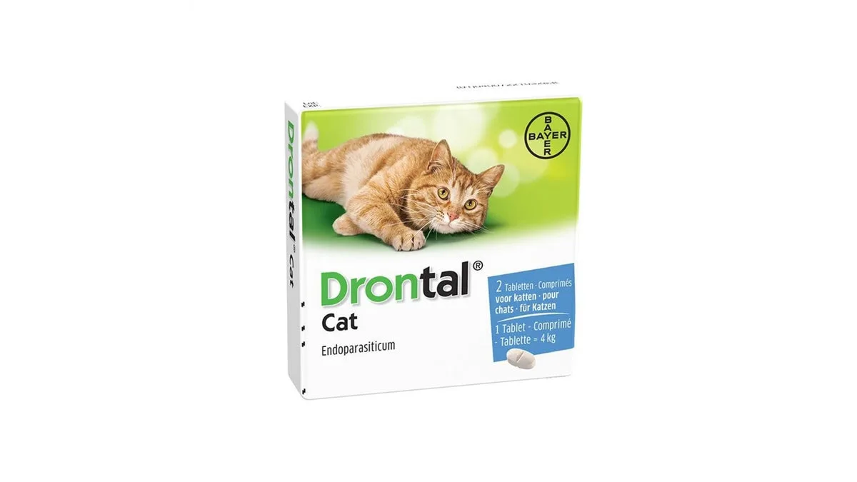 Drontal Cat 2 tablete pe Cutie