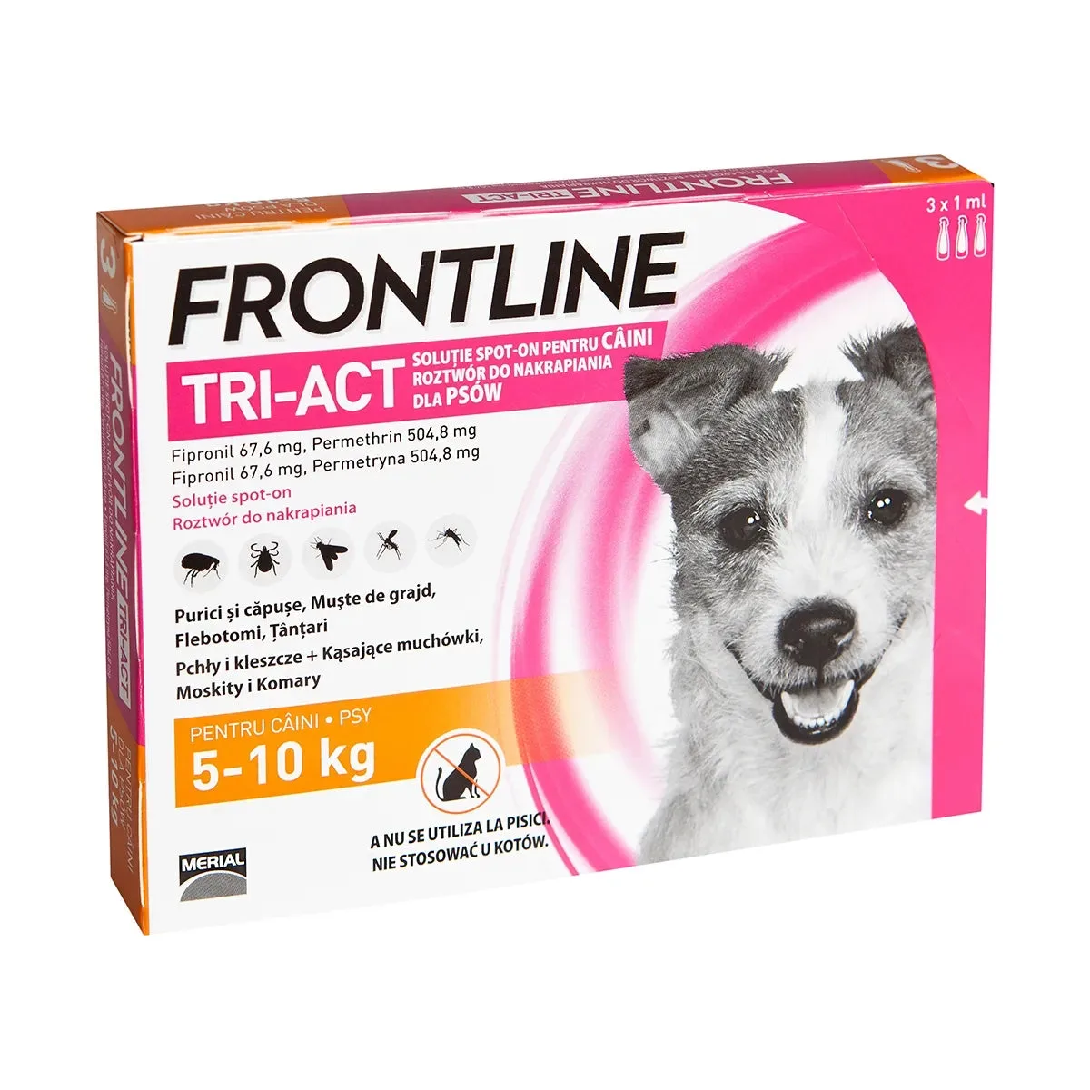 Frontline Tri-Act (5-10 kg) 3 pipete