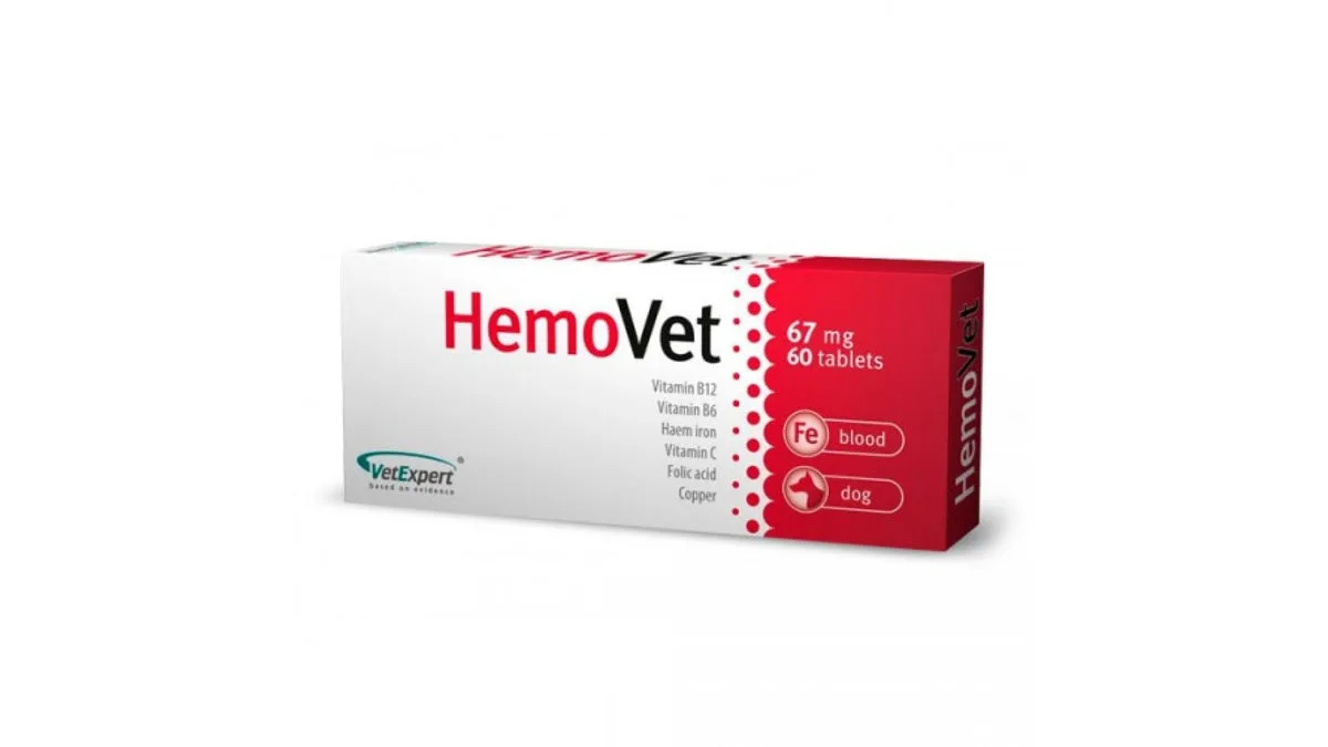 Hemovet 67 mg, 60 tablete