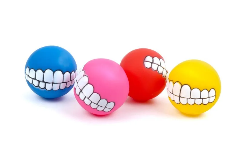 Jucărie din Vinyl Minge Smiley 7,5 cm