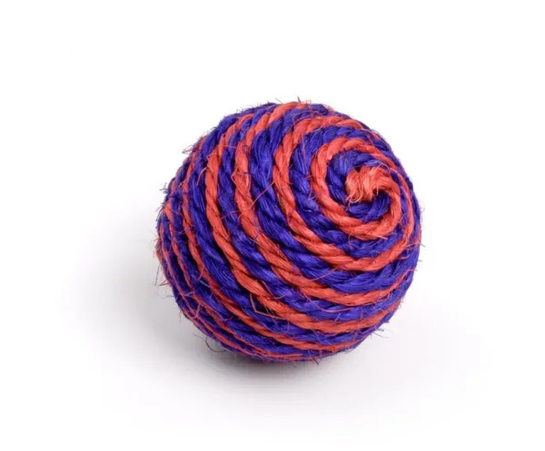 Jucărie Sisal Minge cu Biluțe 6 cm
