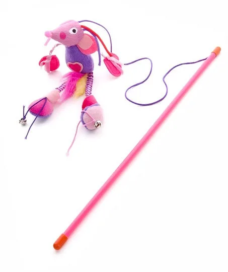 Jucărie Undiță Șoricel din pluș 40 cm