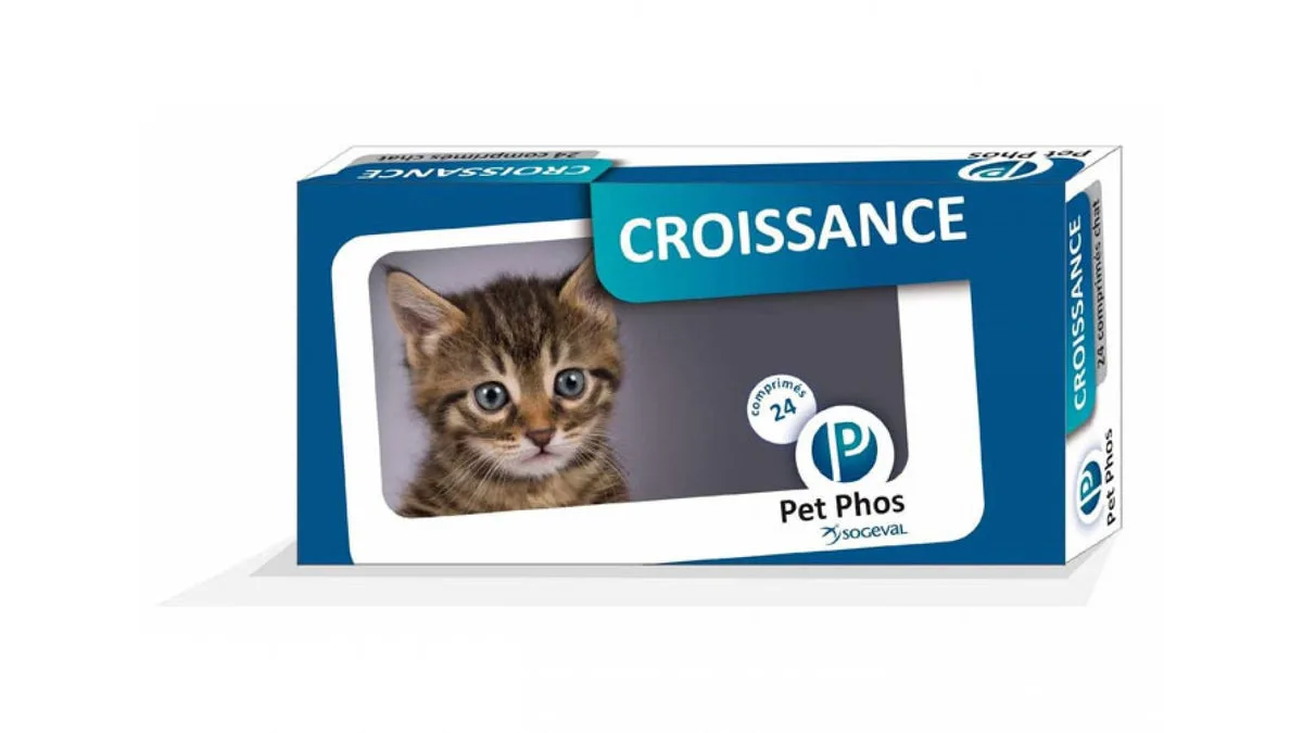Pet Phos Croissance Felin, 96 tablete