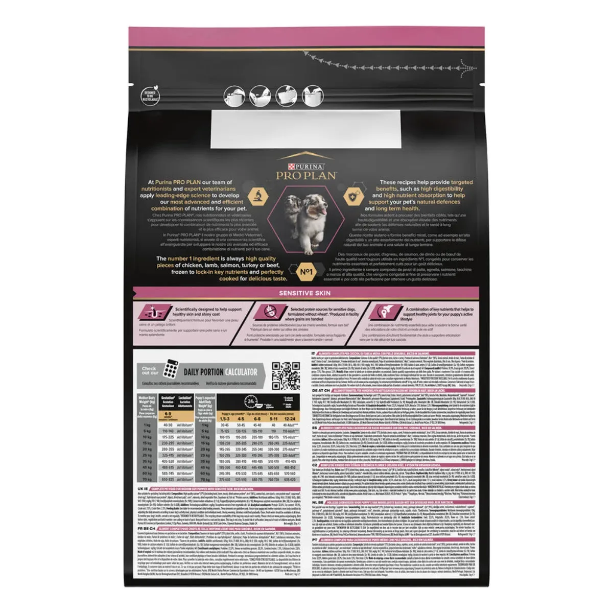 Pro Plan Dog Medium Puppy Somon 3 kg