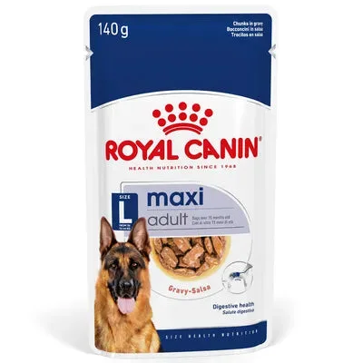 Royal Canin Maxi Adult Gravy Plic Sos 10 × 140g