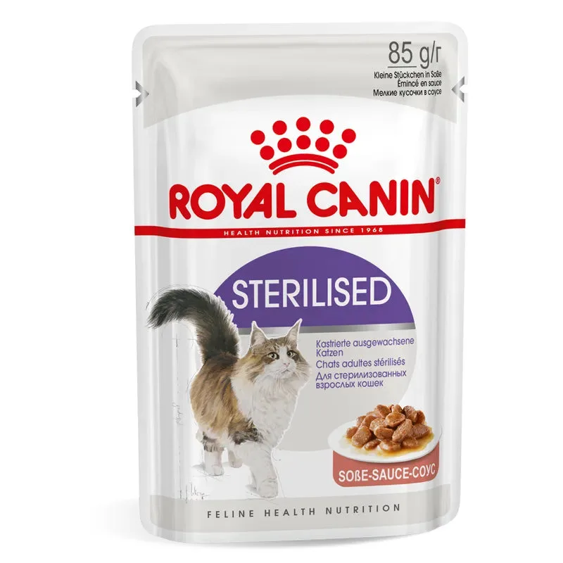 Royal Canin Sterilised Gravy Plic Sos 12 × 85 g