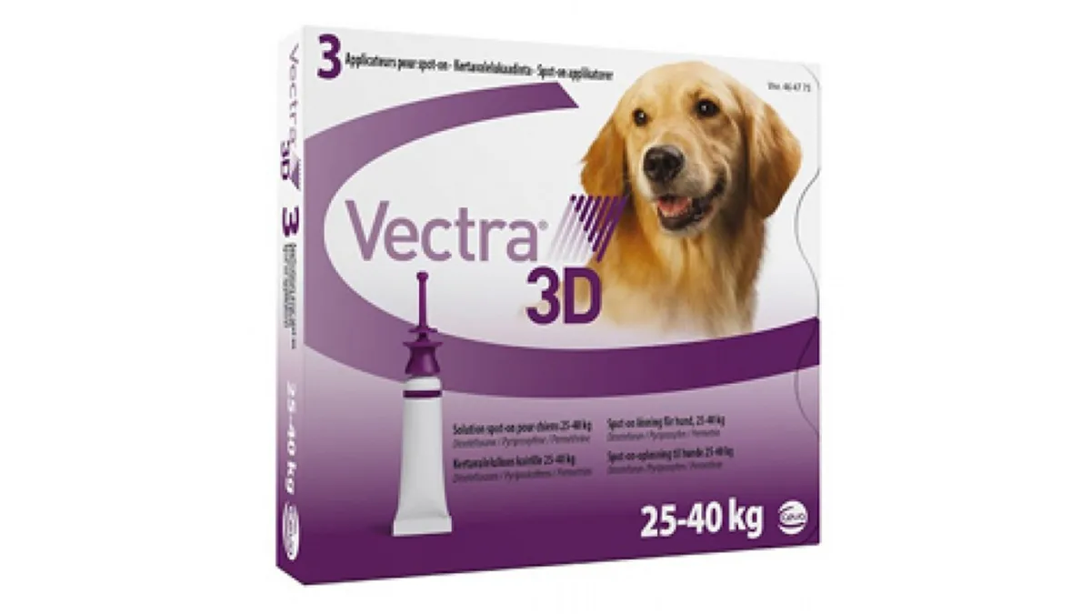 Vectra 3D (25-40 kg) 3 pipete