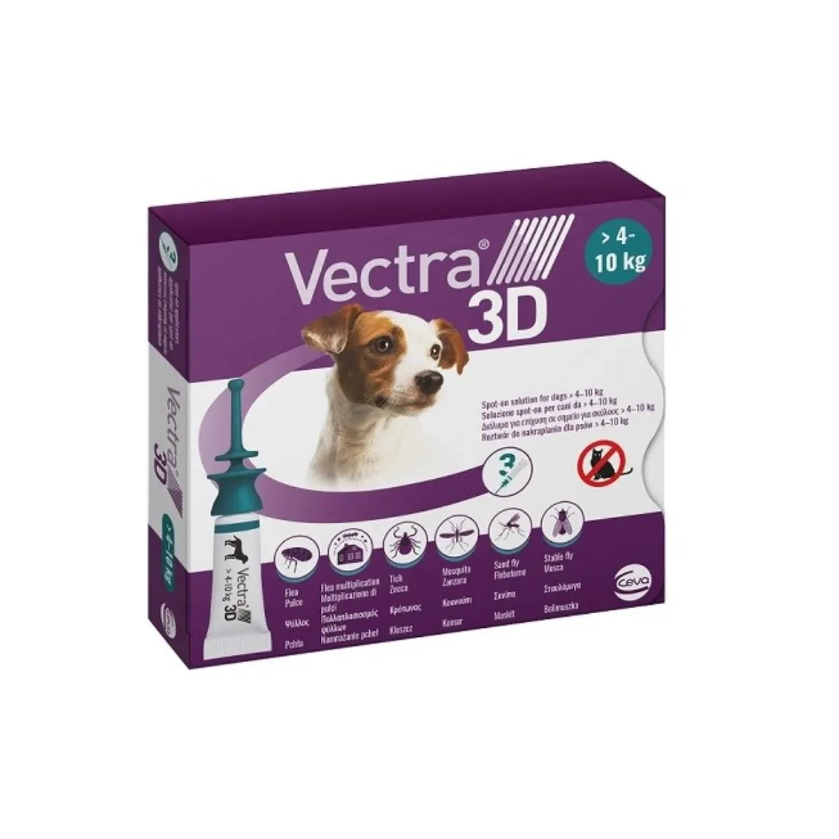 Vectra 3D (4-10 kg) 3 pipete