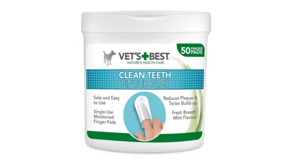 Vet's Best Dental Wipes 50 buc