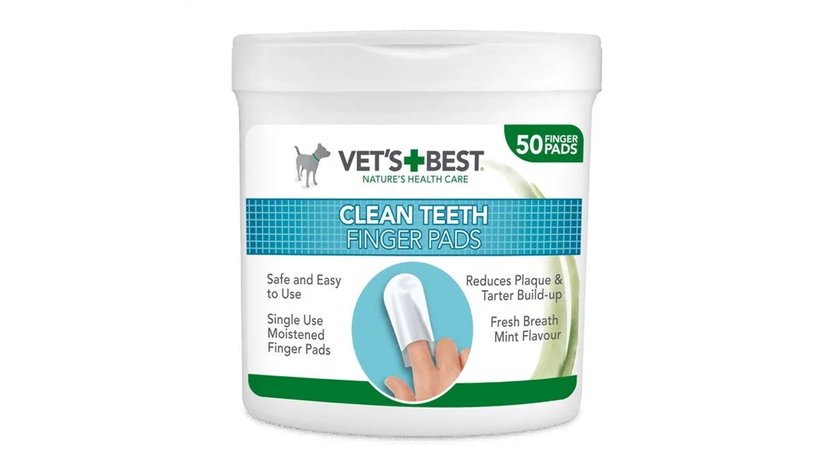 Vet's Best Dental Wipes 50 buc
